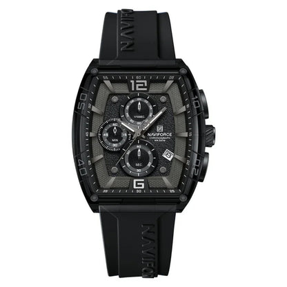 Discover the Ultimate Men's Quartz Wristwatch: Waterproof, Luminous, and Stylish Silicone Strap for Casual Elegance