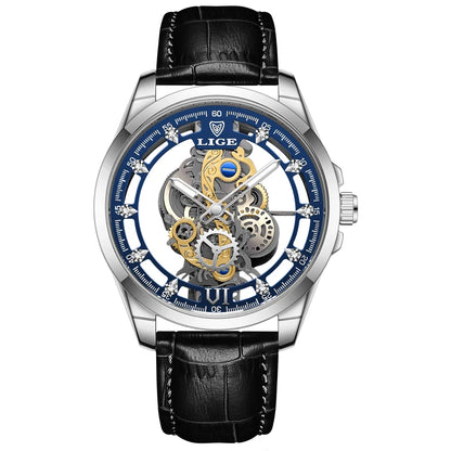 Elevate Your Style with the 2026 Gold Skeleton Automatic Quartz Watch - Luxury Men's Timepiece