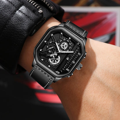 Men's Elegant Quartz Watch – Timeless Business Style with Calendar Functionality