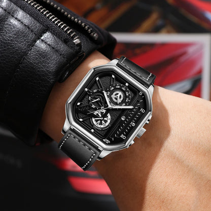 Men's Elegant Quartz Watch – Timeless Business Style with Calendar Functionality